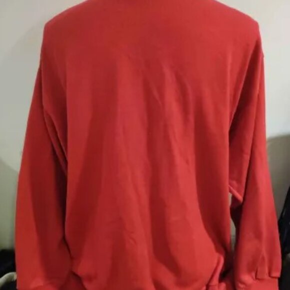 Woman's Red Cardigan - Picture 4 of 5